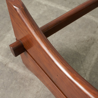 ヴィンテージ ガラストップ コーヒーテーブル