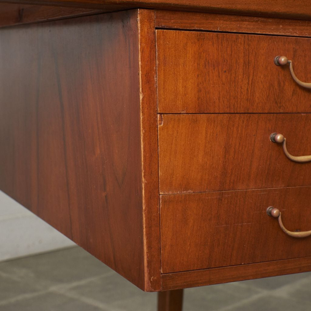 デンマーク製ヴィンテージ 両袖デスク