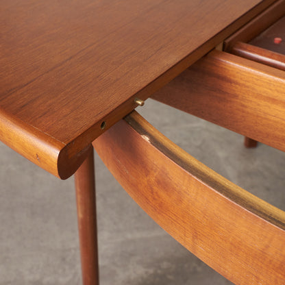 英国ヴィンテージ エクステンション ラウンドダイニングテーブル