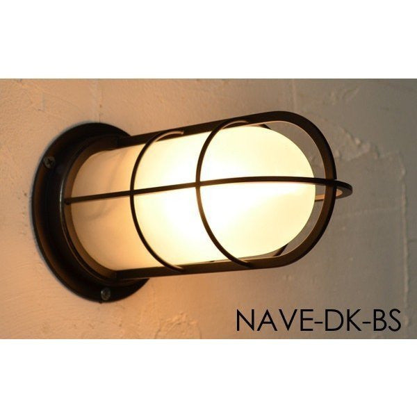 NAVE-DK-BS デッキライト ブラック ツヤ消しガラス