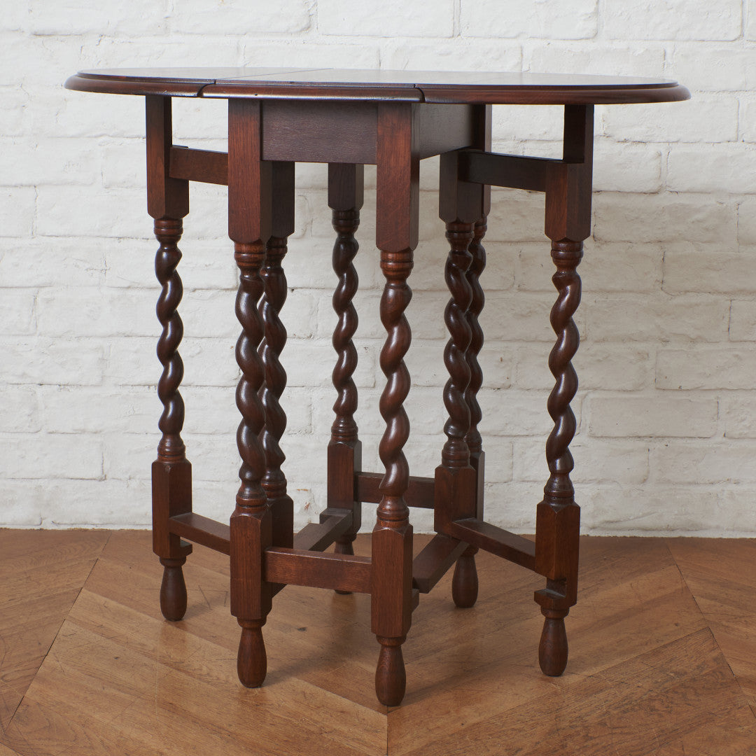 アンティーク ドロップリーフ ゲートレッグテーブル – rocca rocca