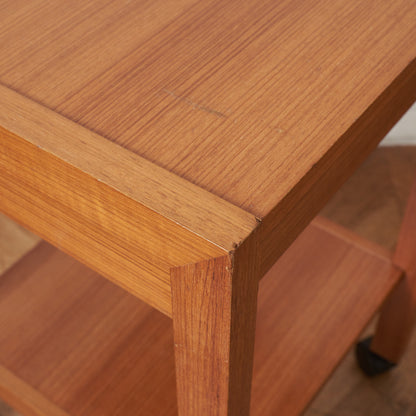 ジャパンヴィンテージ キャスター付き サイドテーブル