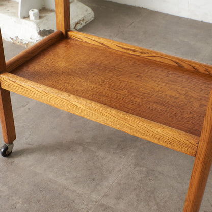 英国アンティーク ドロップリーフ ティートローリー