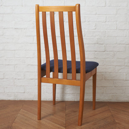 英国ヴィンテージ ダイニングチェア / 張替済