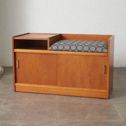 ヴィンテージ テレフォンベンチ / 張替済