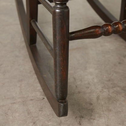 英国アンティーク ラッシュシート ロッキングチェア