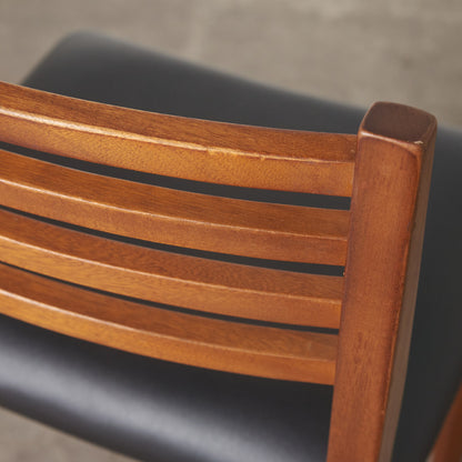 英国ヴィンテージ ラダーバック ダイニングチェア / 張替済