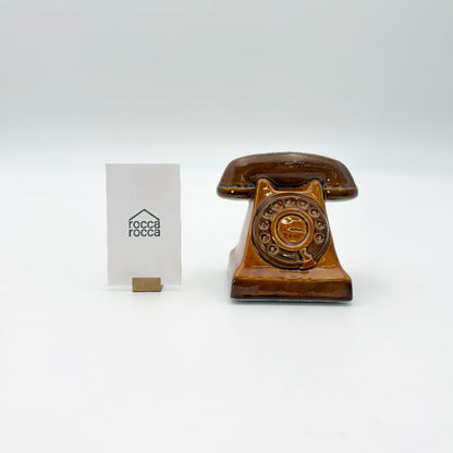 英国ヴィンテージ 電話型 ピギーバンク 貯金箱