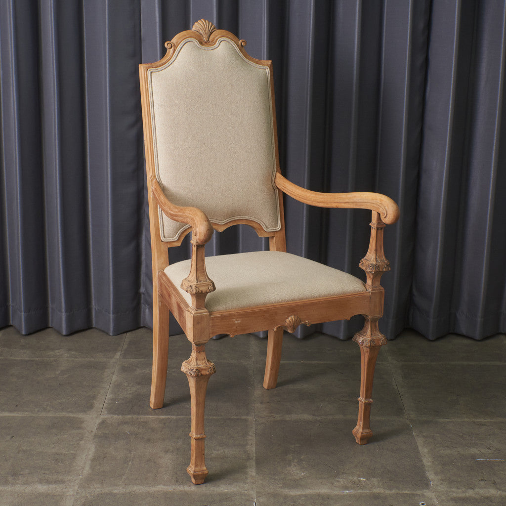 ストリップド加工 アームチェア / 張替済