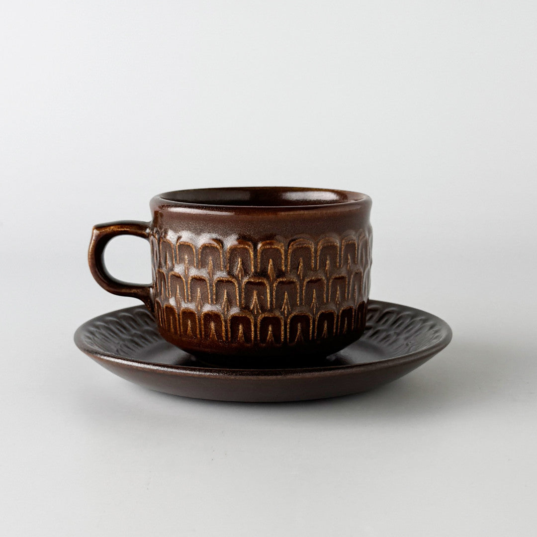 Pennine ペンニン カップ＆ソーサー ブラウン