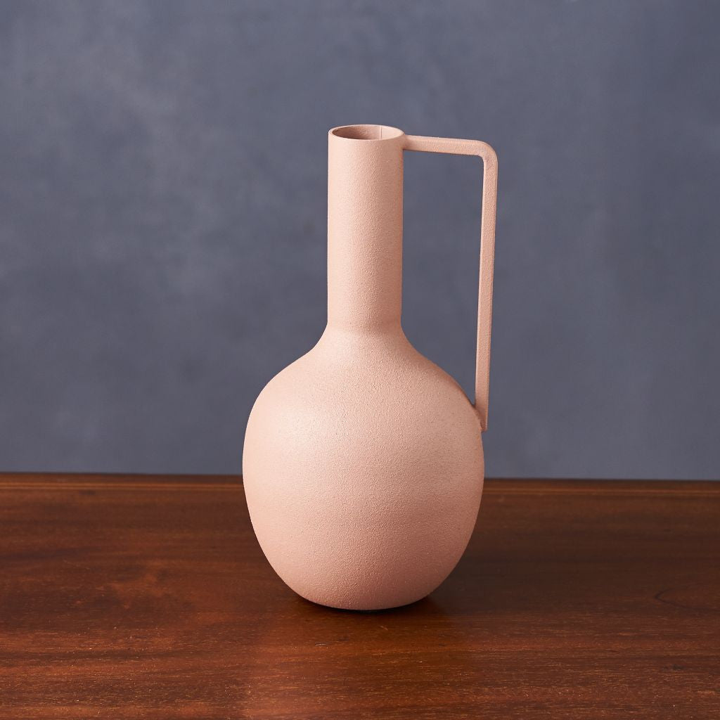 アイアンフラワーベース ダスティピンク｜rocca rocca