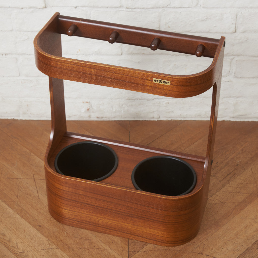 ヴィンテージ プライウッド アンブレラスタンド