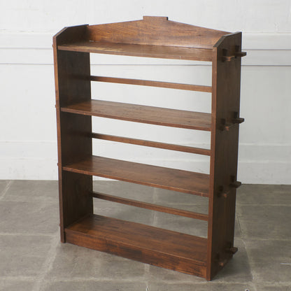 年代物 欅材 ブックケース