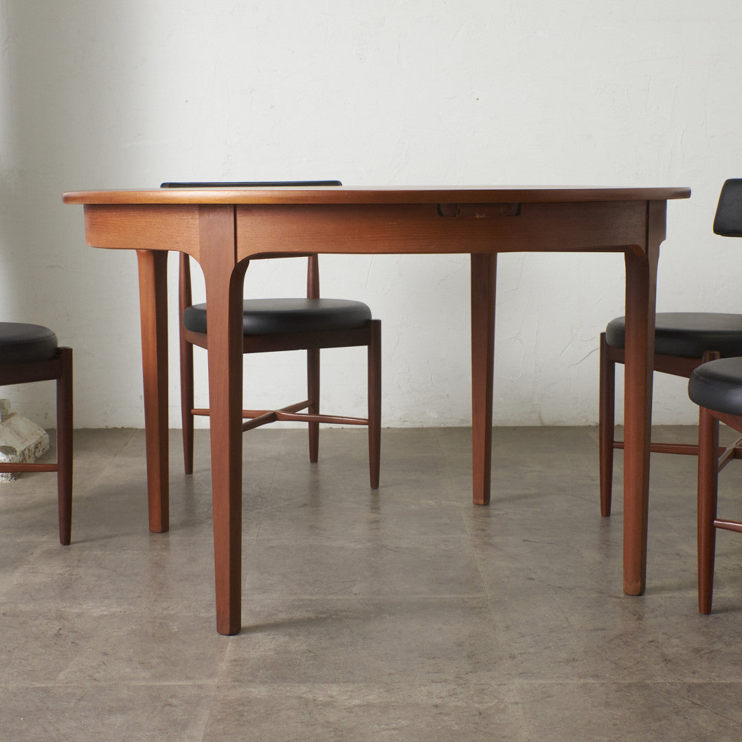 エクステンション ラウンド ダイニングテーブル