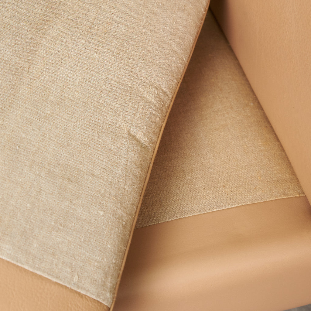 ETON 本革張り 2人掛けソファ