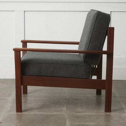 イギリスヴィンテージ アームチェア / 張替済