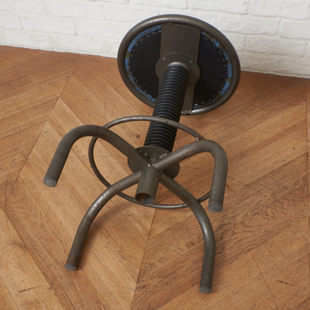 インダストリアル カウンターチェア / 張替済