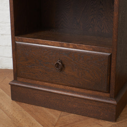 クラシック オーク材 サイドキャビネット