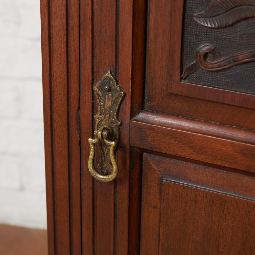 英国アンティーク ウォールナット材 スモールキャビネット