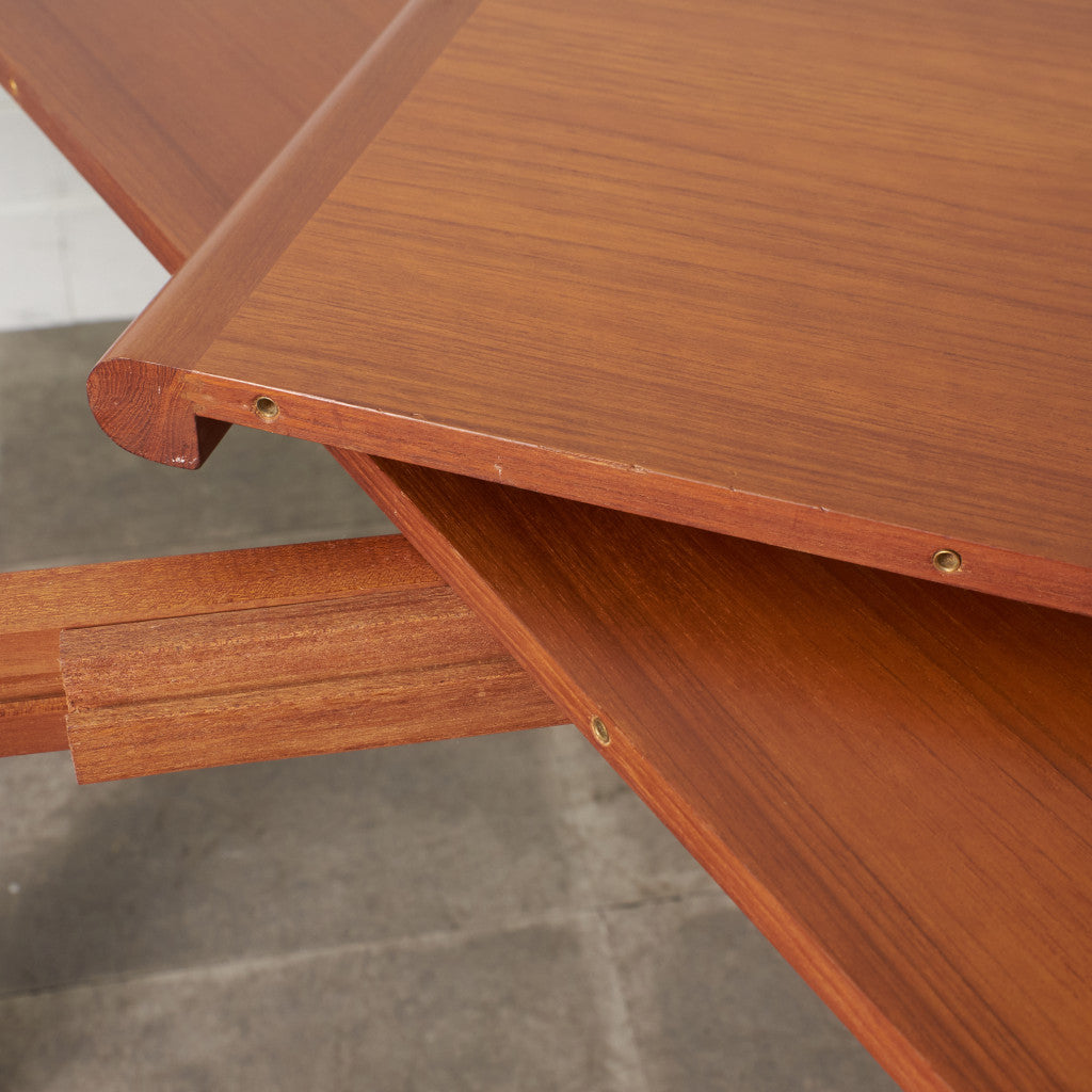 デンマークヴィンテージ エクステンション ラウンドダイニングテーブル