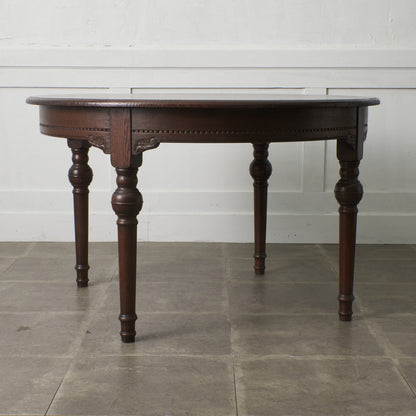 西洋クラシック ラウンドダイニングテーブル