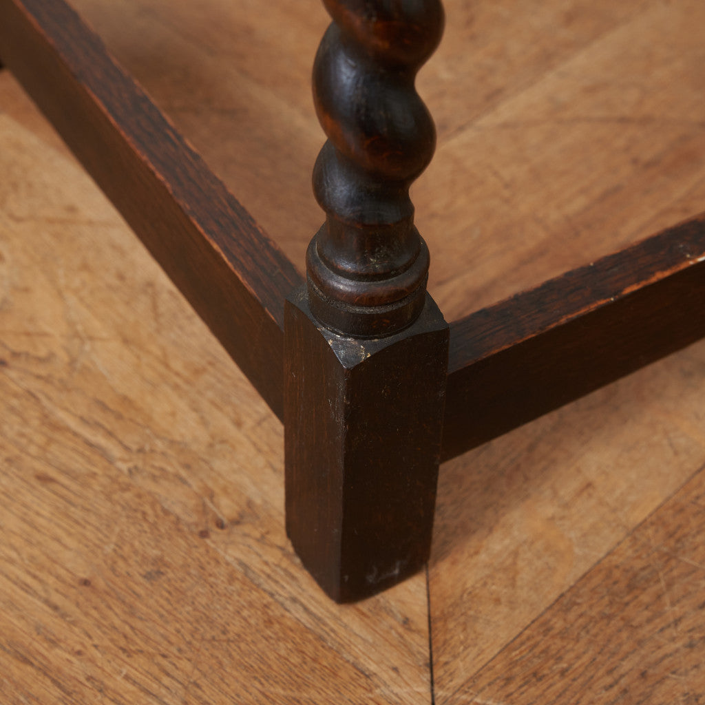 英国アンティーク オーク材 サイドテーブル