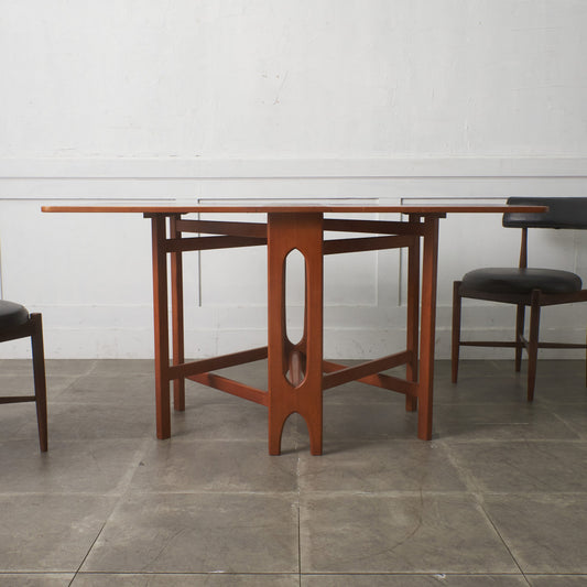 ドロップリーフゲートレッグテーブル