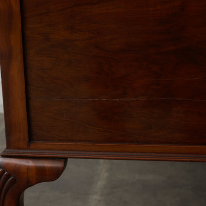 アンティーク ウォールナット材 両袖デスク