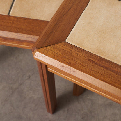 デンマーク製 タイルトップ ネストテーブル