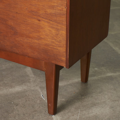 ヴィンテージ ナローガラスキャビネット