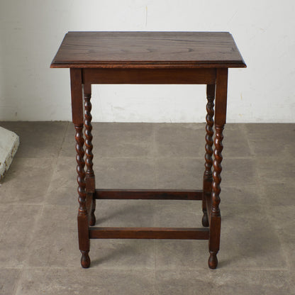 英国クラシック バーリーシュガーツイスト サイドテーブル