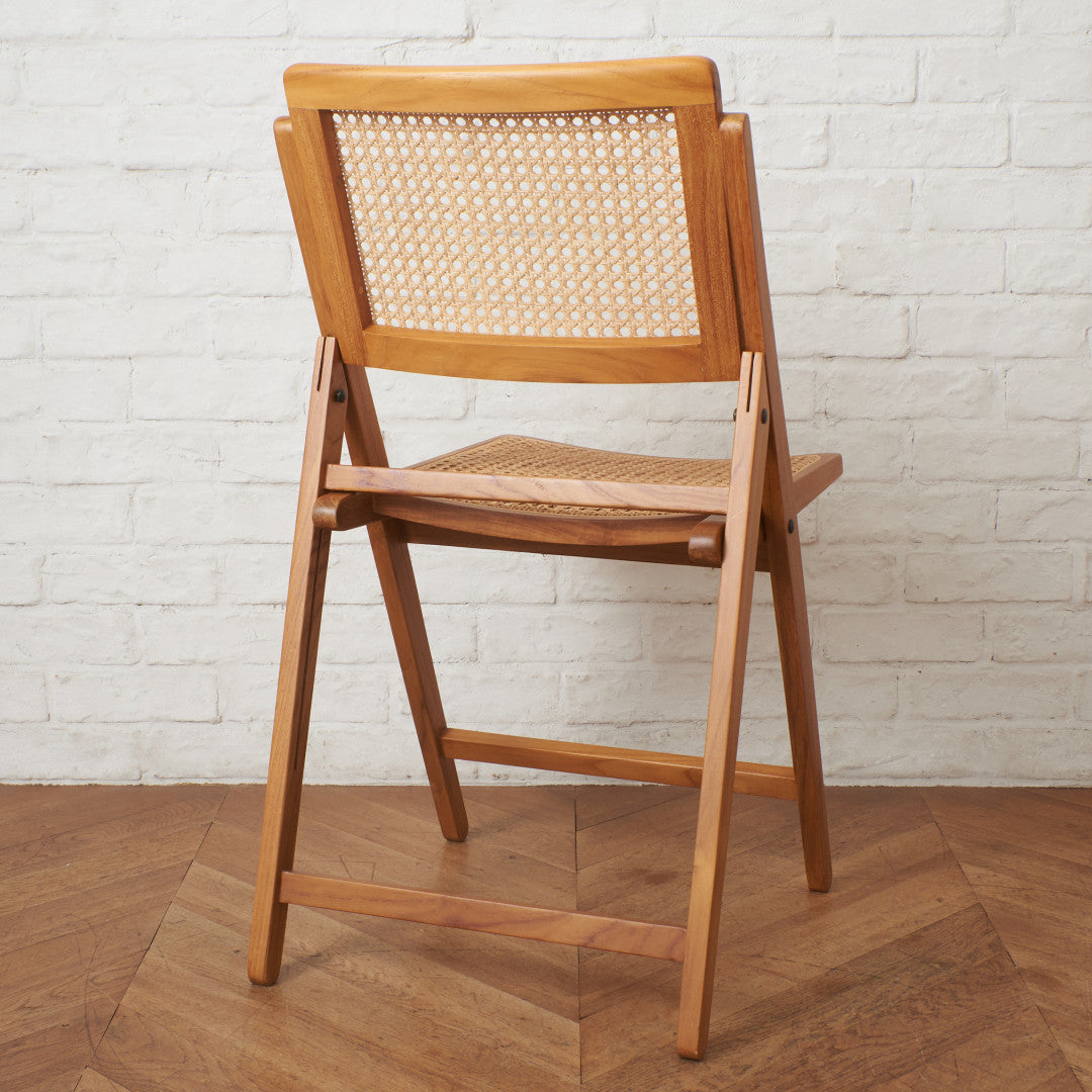 ラタン編み フォールディングチェア