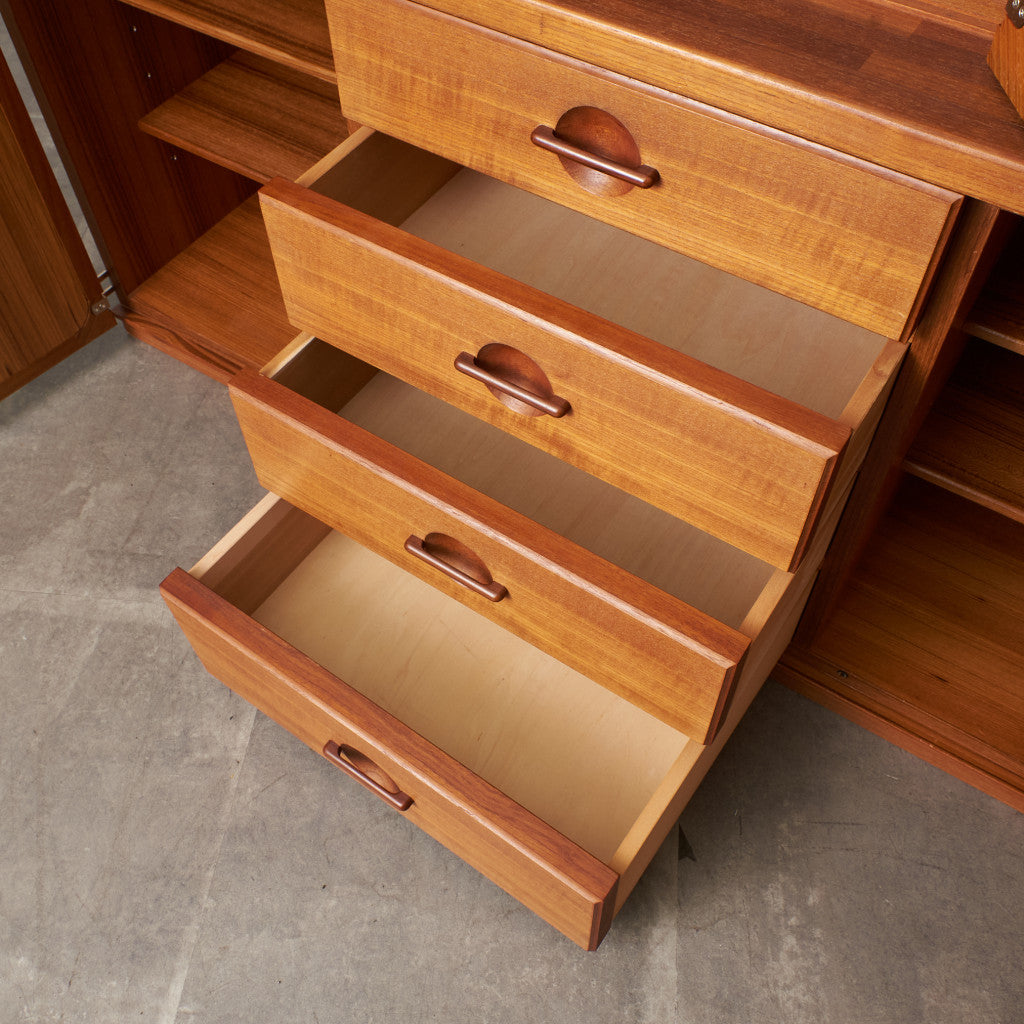 ヴィンテージ チーク材 カップボード