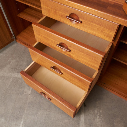 ヴィンテージ チーク材 カップボード