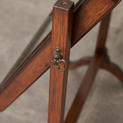 英国アンティーク マホガニー材 スタンドミラー