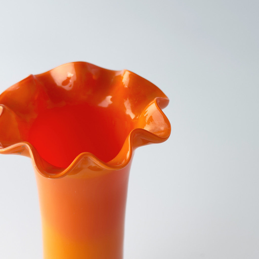 チェコ製 ヴィンテージ Tango タンゴ ガラスフラワーベース