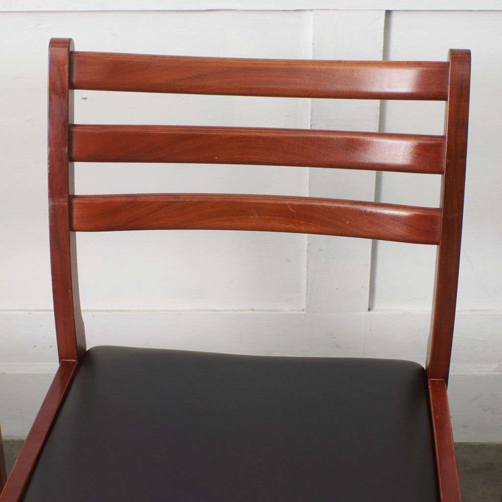 BRASILEIRA ダイニングチェア 4脚セット/ 張替済