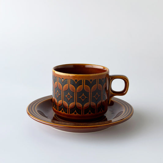 HEIRLOOM エアルーム カップ&ソーサー Autumn brown
