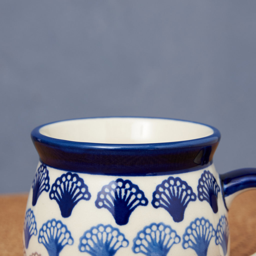 ポーリッシュポタリー マグカップ 貝がら