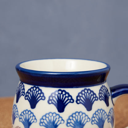 ポーリッシュポタリー マグカップ 貝がら