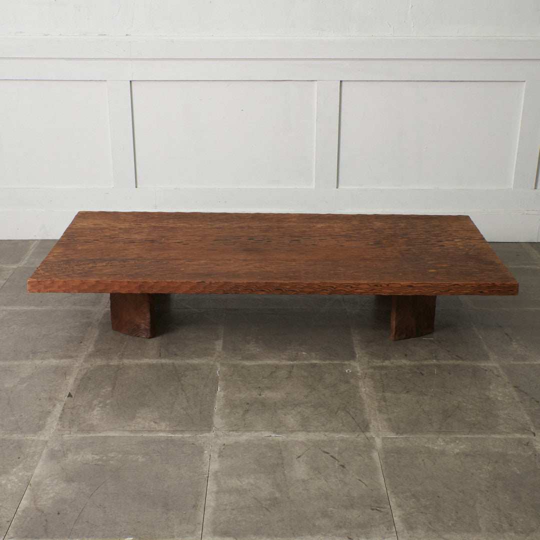 なぐり加工 座卓