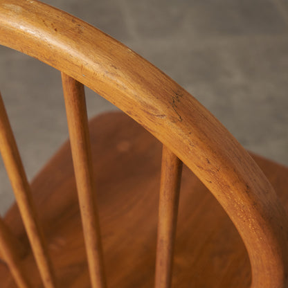 4本スポーク フープバックチェア