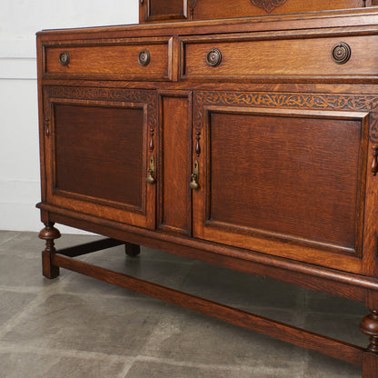 英国アンティーク ミラーバックサイドボード