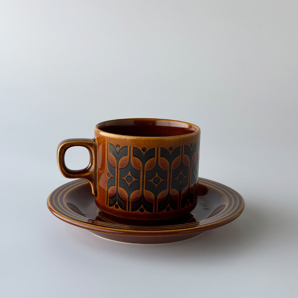 HEIRLOOM エアルーム カップ&ソーサー Autumn brown