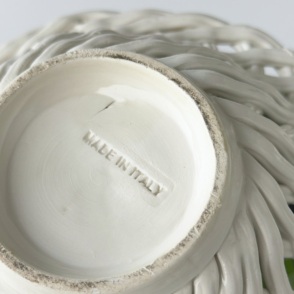 ヴィンテージ セラミック フルーツバスケット