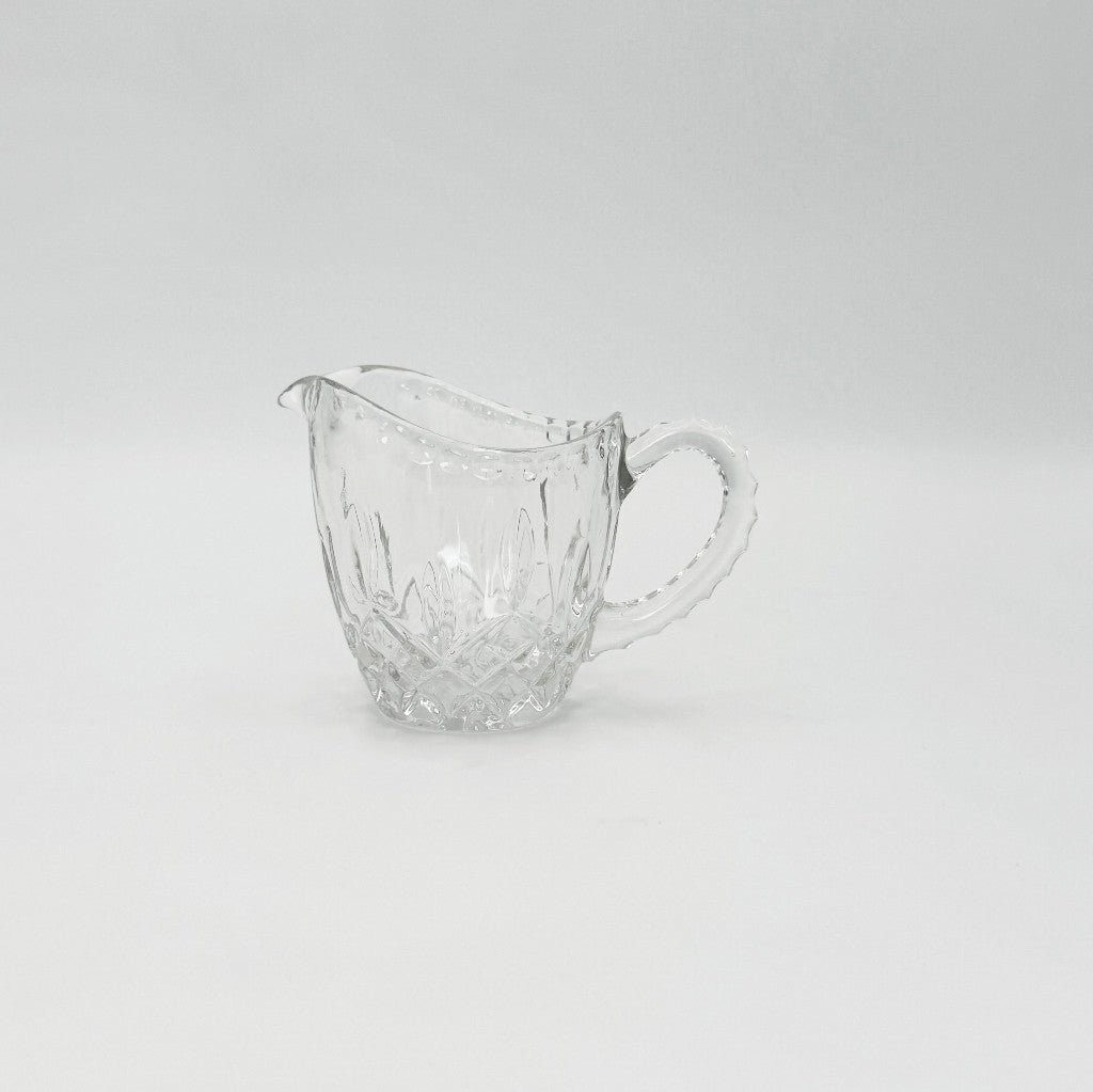 英国クラシック ガラス ミルクピッチャー