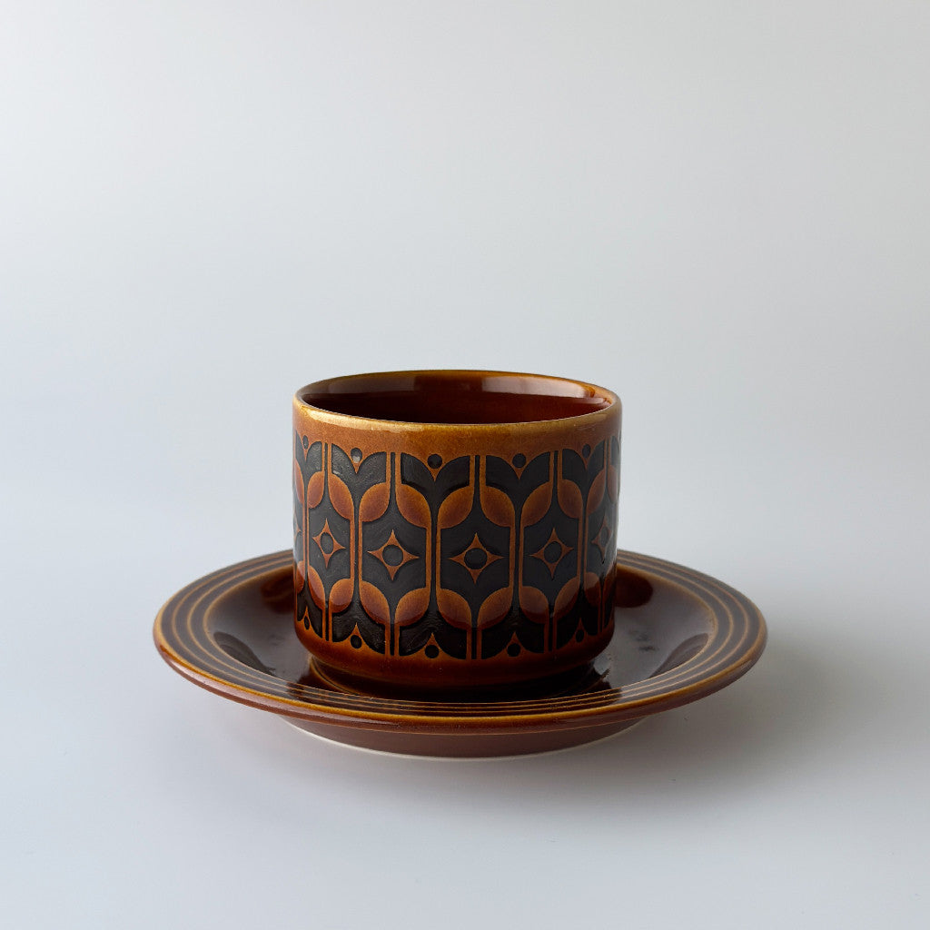 HEIRLOOM エアルーム カップ&ソーサー Autumn brown