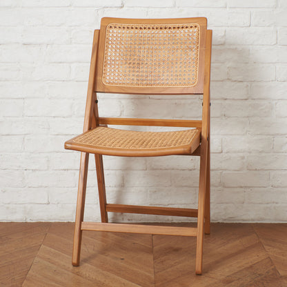 ラタン編み フォールディングチェア