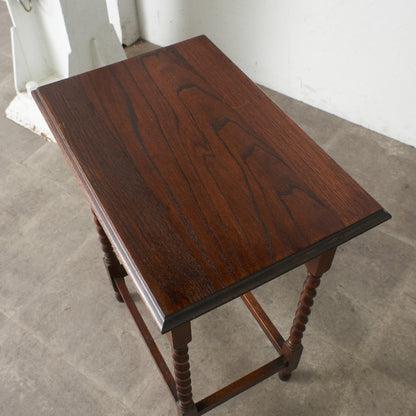 英国クラシック バーリーシュガーツイスト サイドテーブル