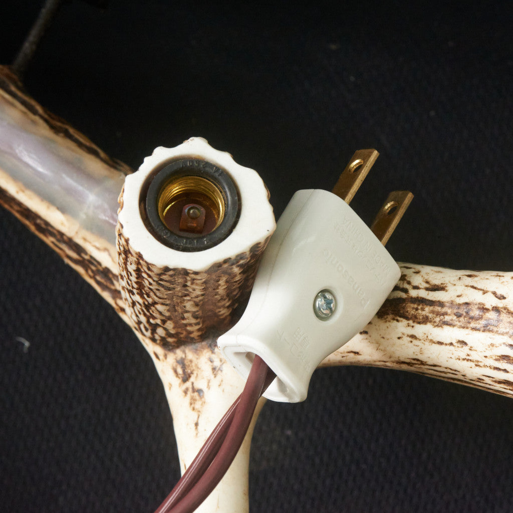 鹿角シャンデリア 9灯式